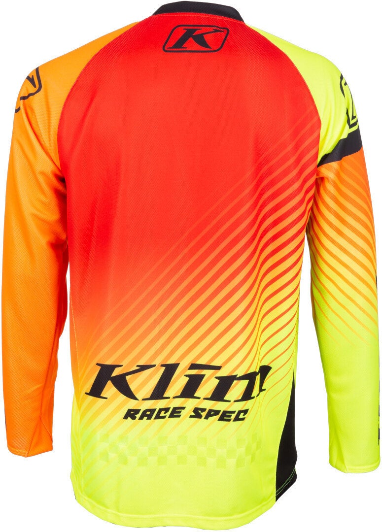 Klim Revolt Snowmobile Jersey yellow/orange/red XL Figure 2