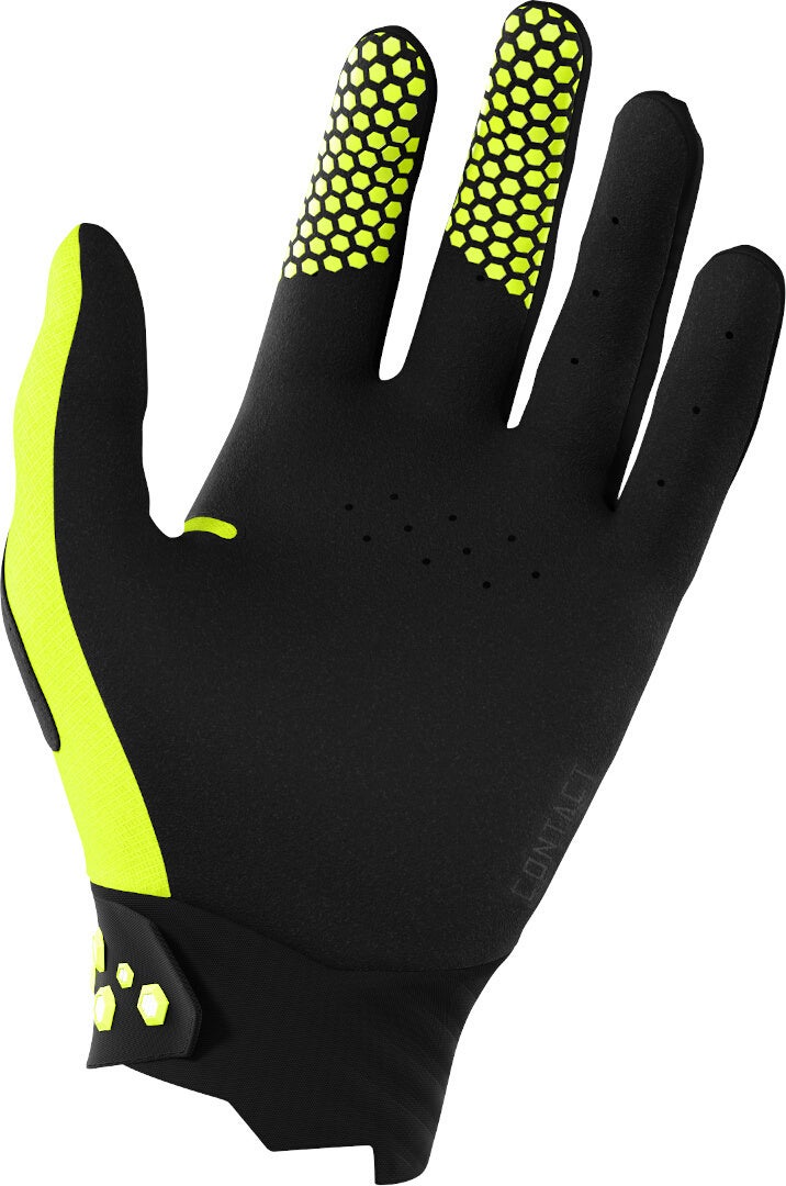 Shot Contact Gants de motocross jaune/noir 7 Figure 2