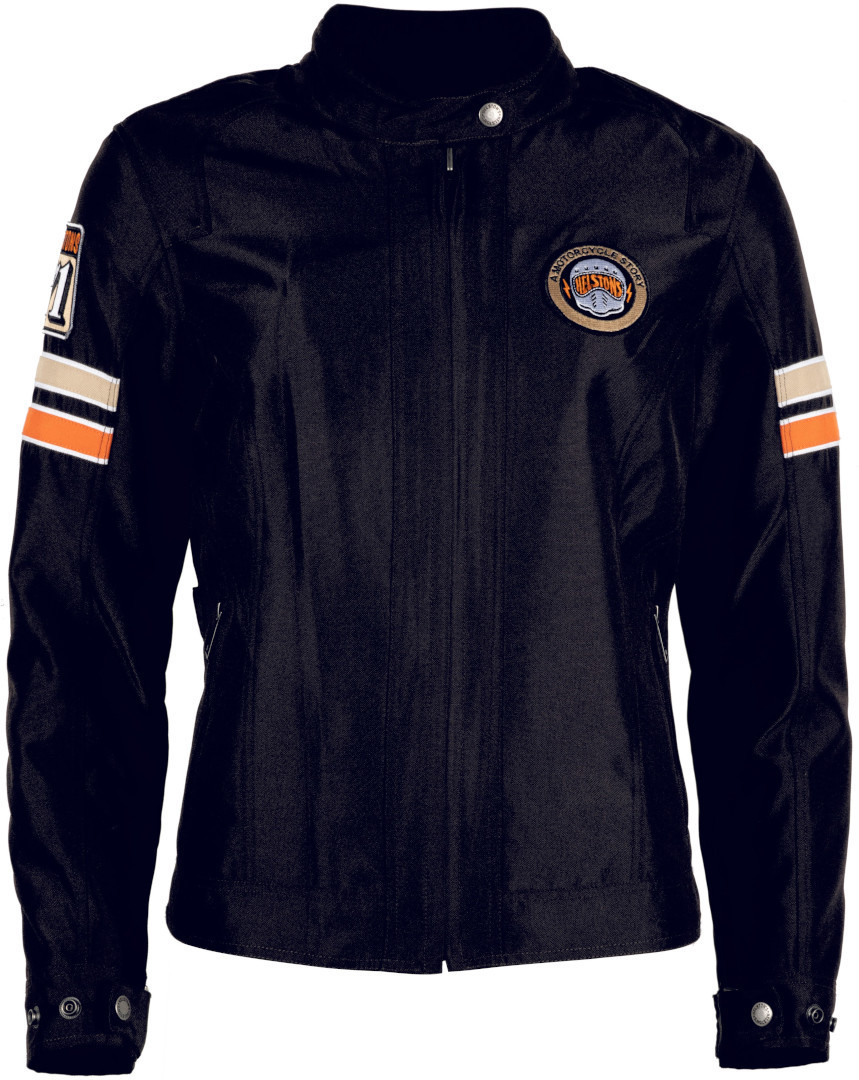 Helstons Grid Dames Motorfiets Textiel Jas Zwart S Figuur 1