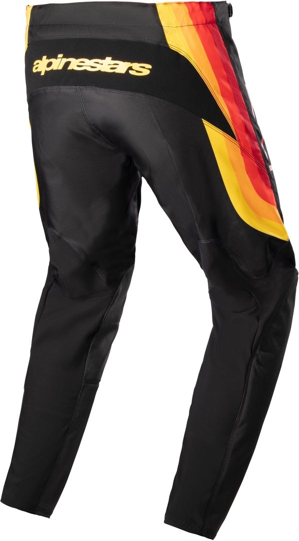 Alpinestars Fluid Corsa Pantaloni Motocross nero/giallo/rosso 36 Figura 2