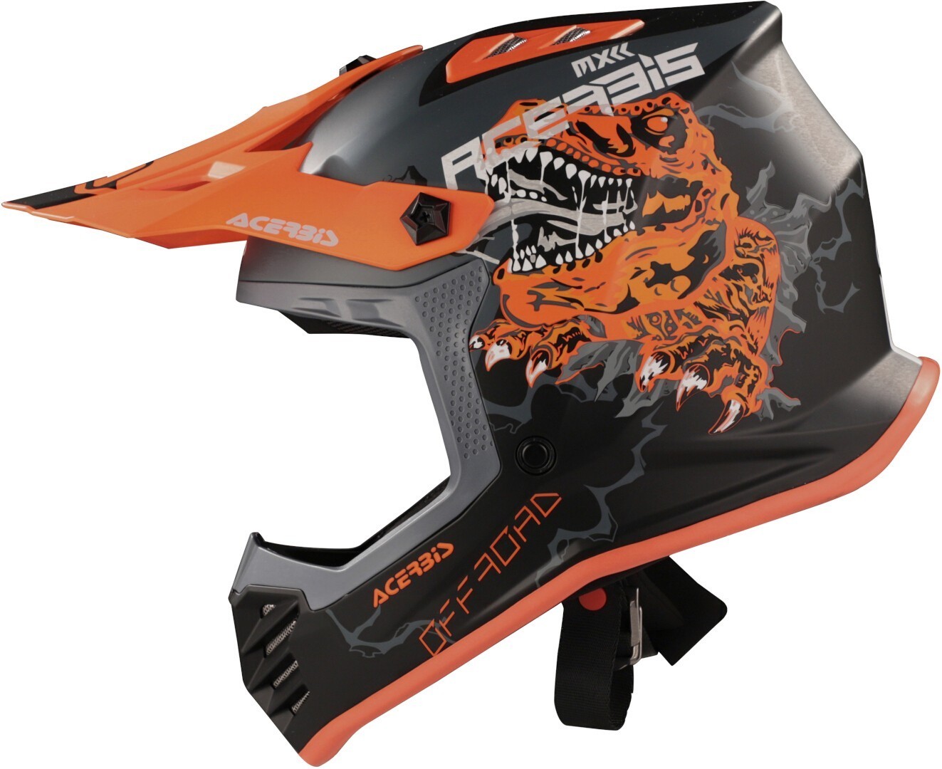 Acerbis Profile Rex Kids Cască de motocross Negru mat/portocaliu Y/L (51/52) Figura 9