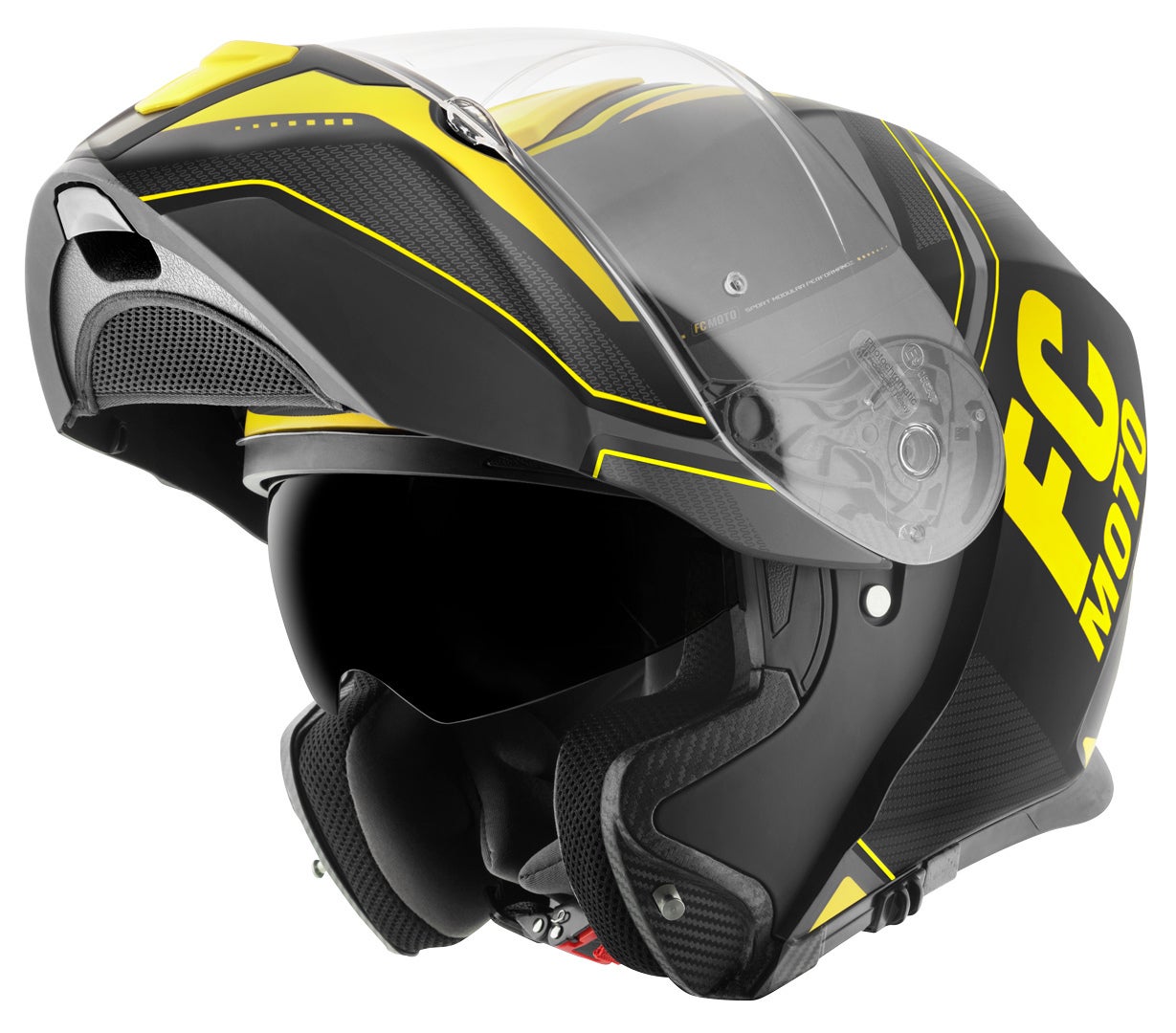 FC-Moto Novo Circuit Casco nero/giallo L (59/60) Figura 2