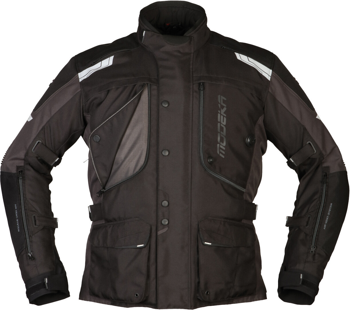 Modeka Aeris Motorrad Textiljacke schwarz 4XL Abbildung 1