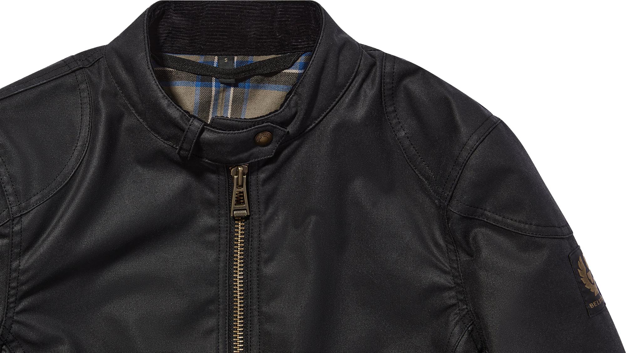Belstaff Bamburgh Dames Motorfiets Gewaxte Jas S Figuur 2
