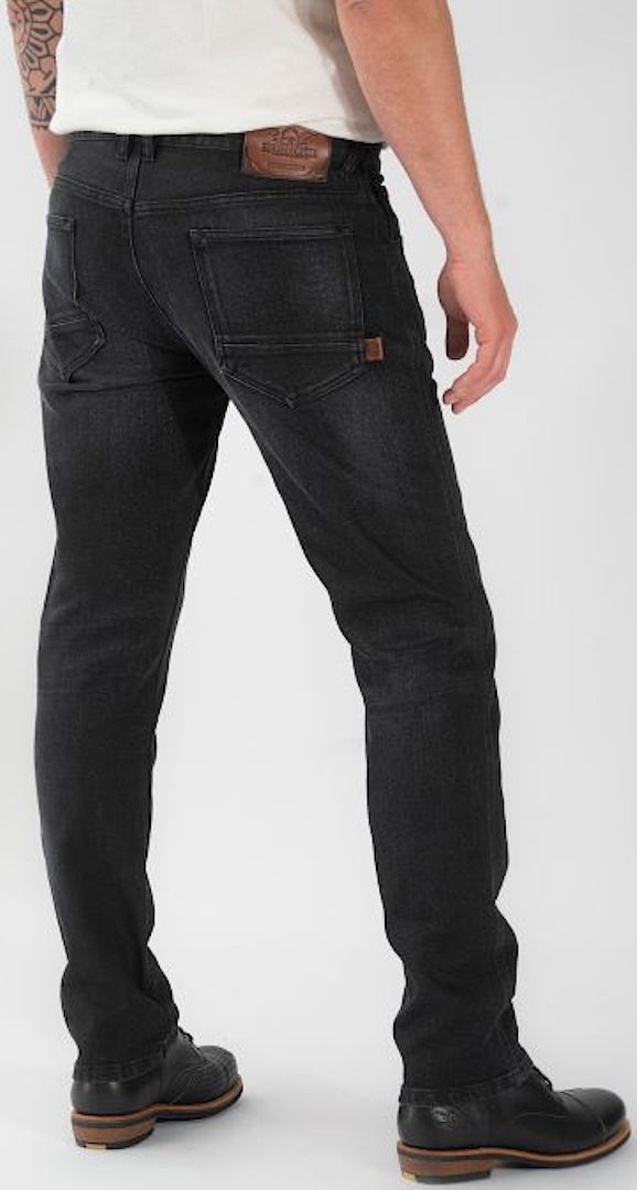 Rokker Rokkertech Tapered Slim Black Motorcykel Jeans 31 L32 Figur 3