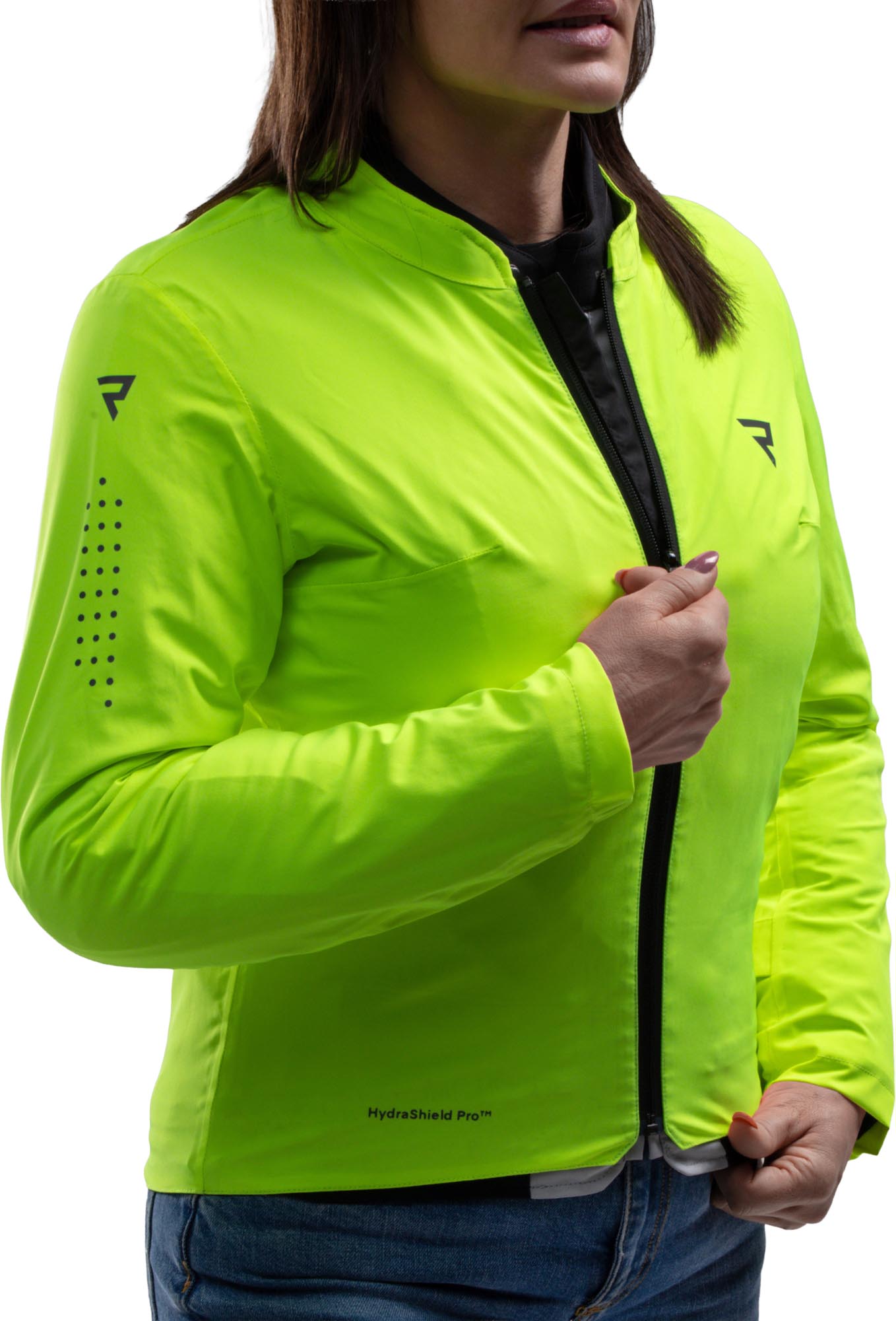 Rebelhorn Swift wasserdichte Damen Motorrad Textil Jacke hellgrau/gelb S Abbildung 13