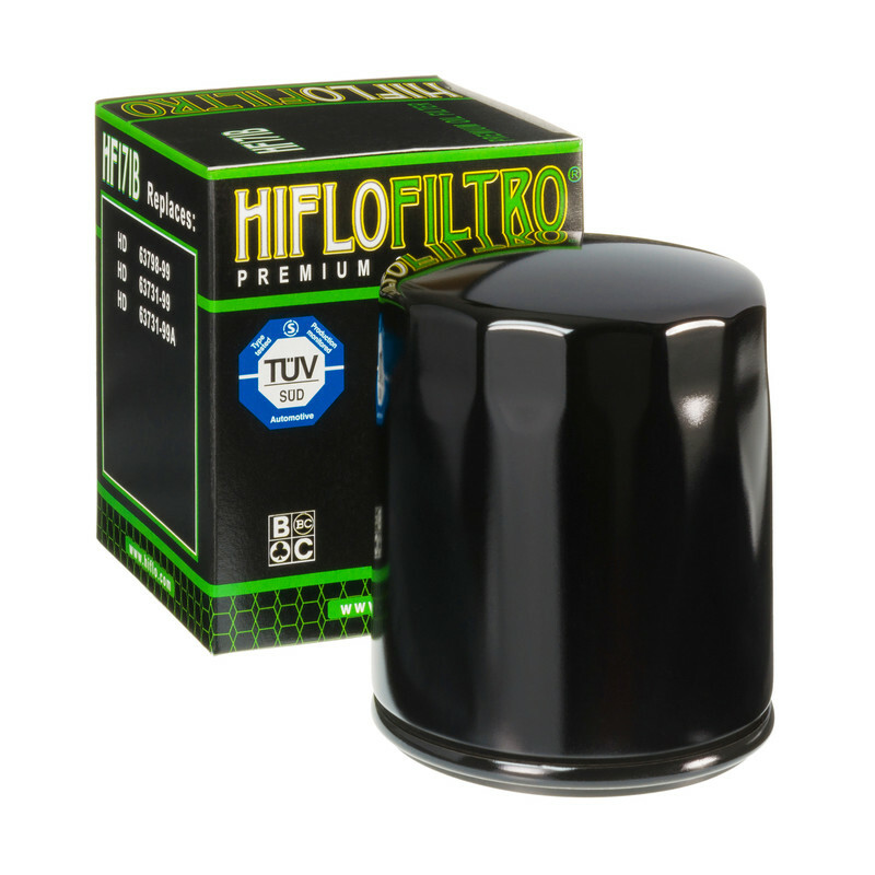 Hiflofiltro Oljefilter Blank Svart - HF171B Figur 1