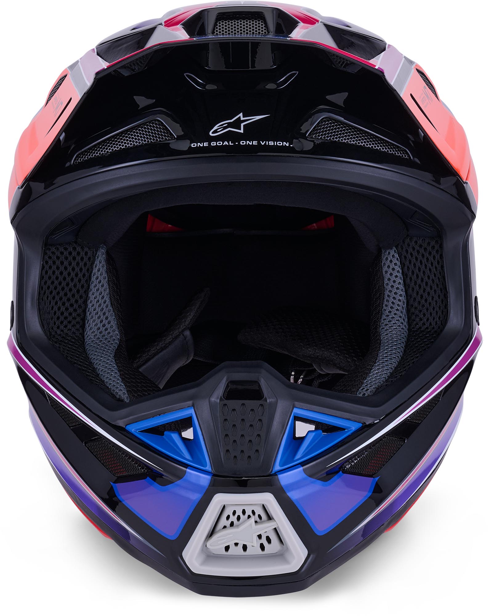 Alpinestars S-M7 Fuse Casco da motocross blu/viola S (55/56) Figura 2