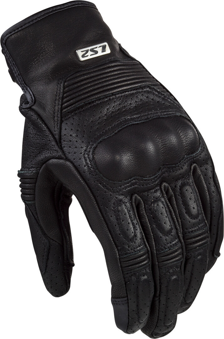 LS2 Duster perforated Motorcycle Gloves black XL Figure 1