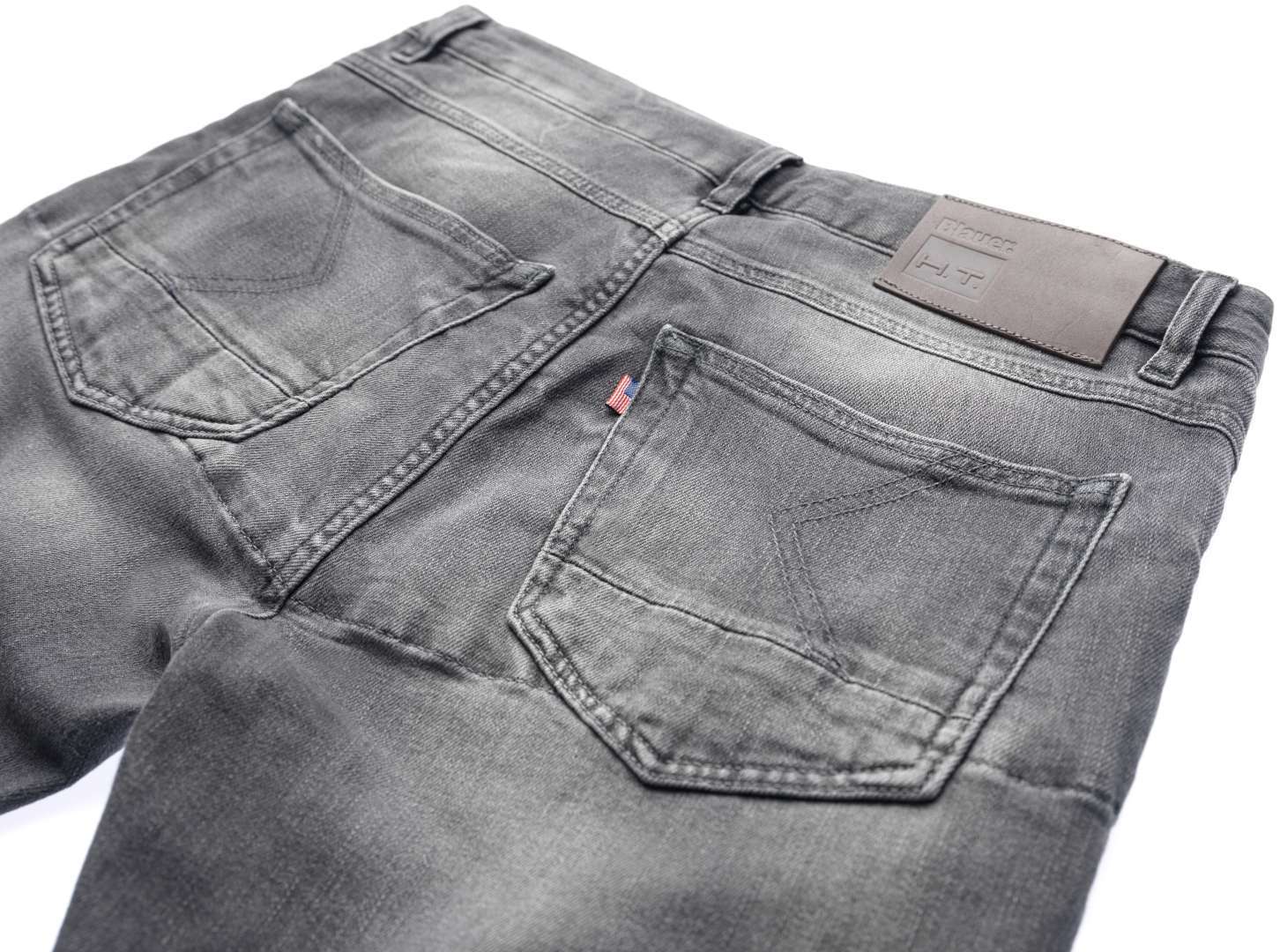 Blauer Bob Stone Motorradjeans grau 44 Abbildung 3