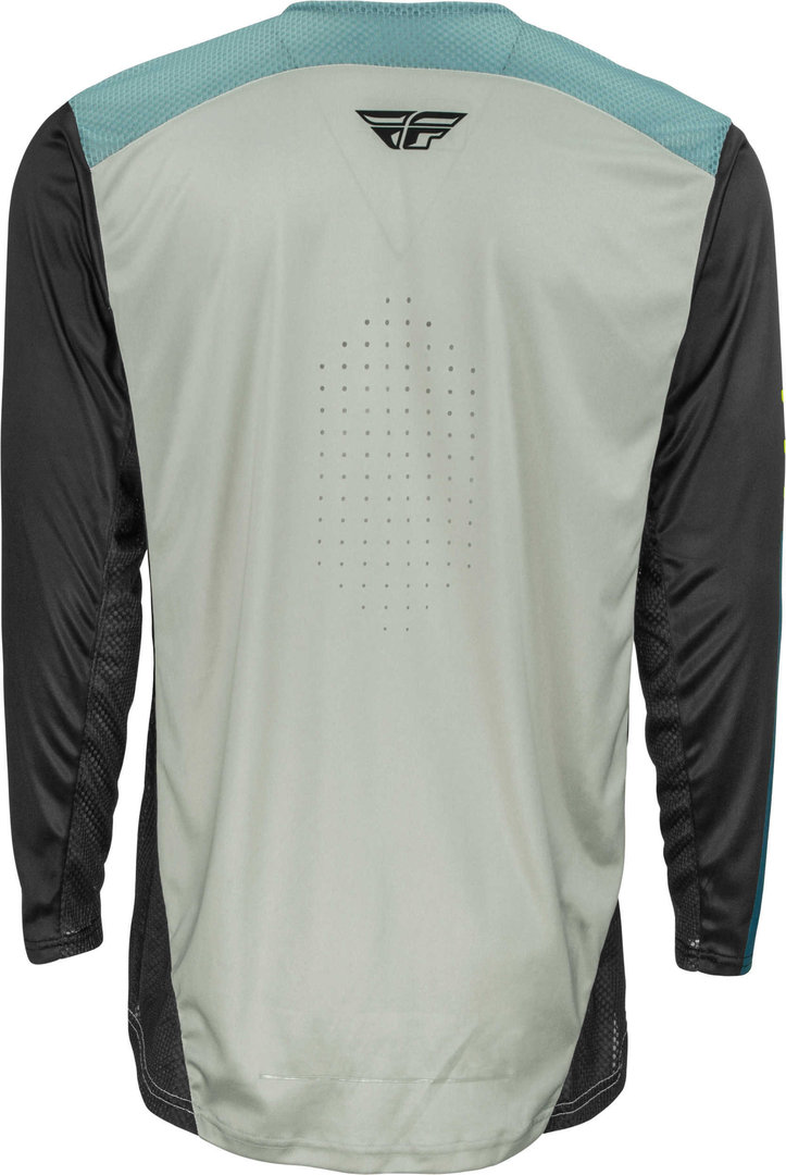 Fly Racing Lite Motocross Jersey grå/blå XL Figur 2
