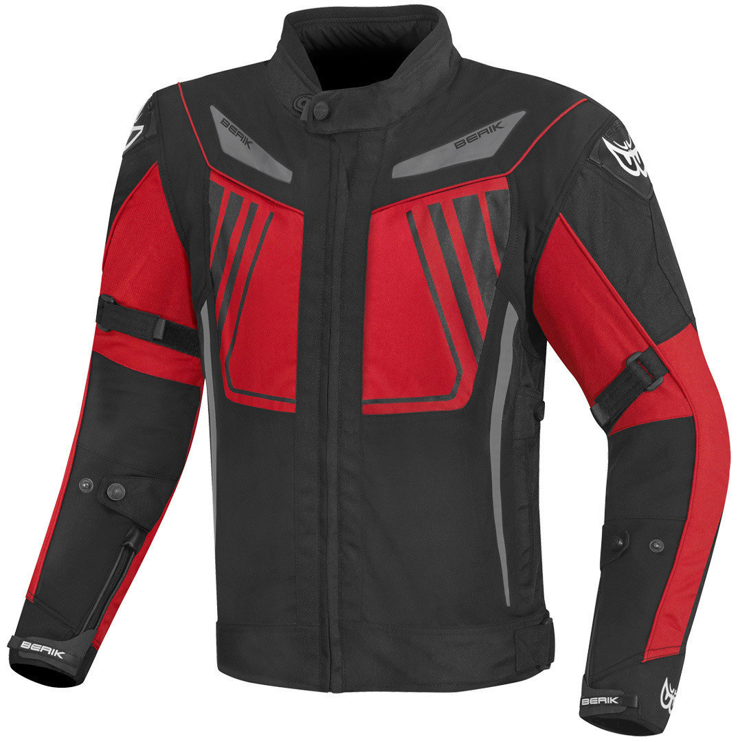 Berik Nardo Evo Waterproof Motorcycle Textile Jacket red/black 54 Figure 1