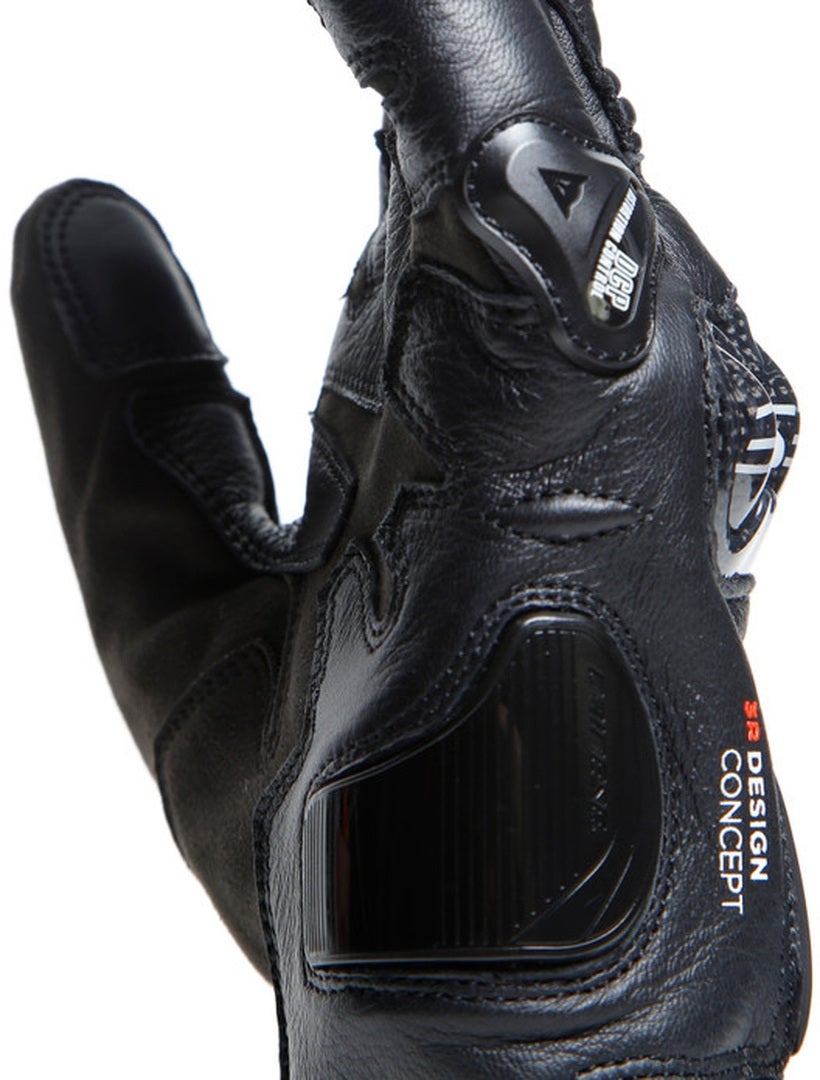 Dainese Carbon 4 Short Motorcykelhandsker sort/rød L Figur 7