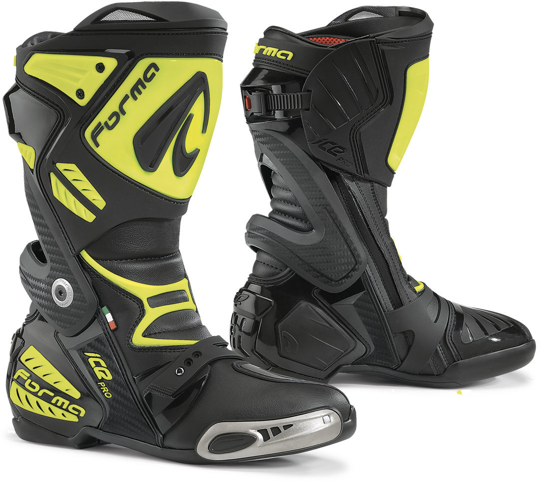 Forma Ice Pro Motorlaarzen Zwart/Geel 41 Figuur 1