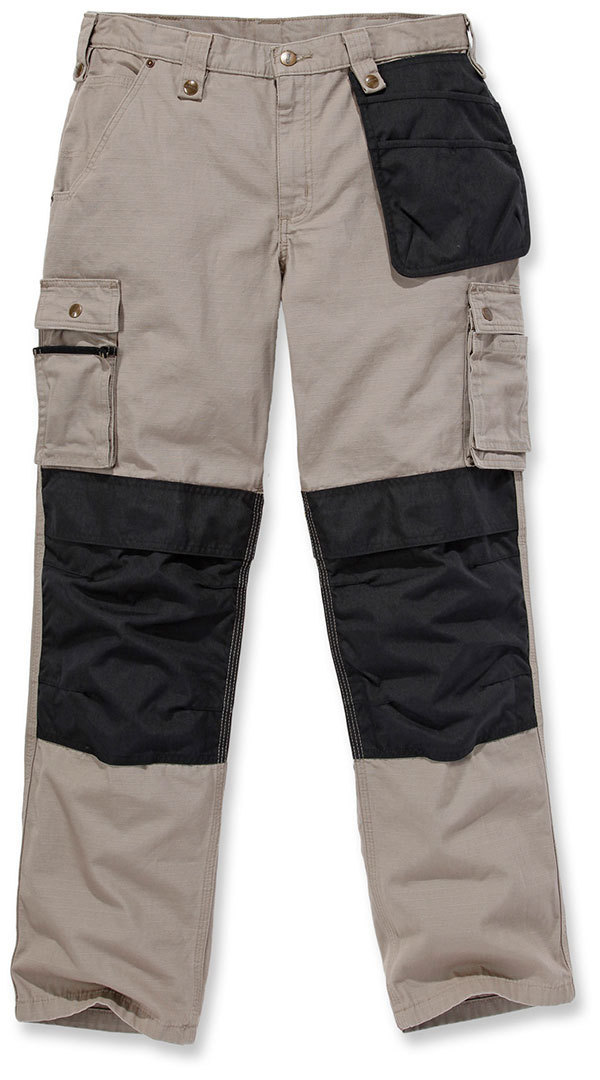 Carhartt Multi Pocket Ripstop Hose hellgrau 34 L28 Abbildung 1