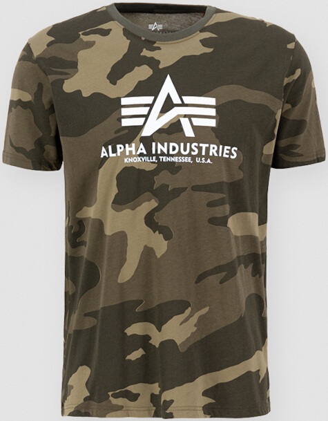 Alpha Industries Basic Camo T シャツ オリーブ L 図1