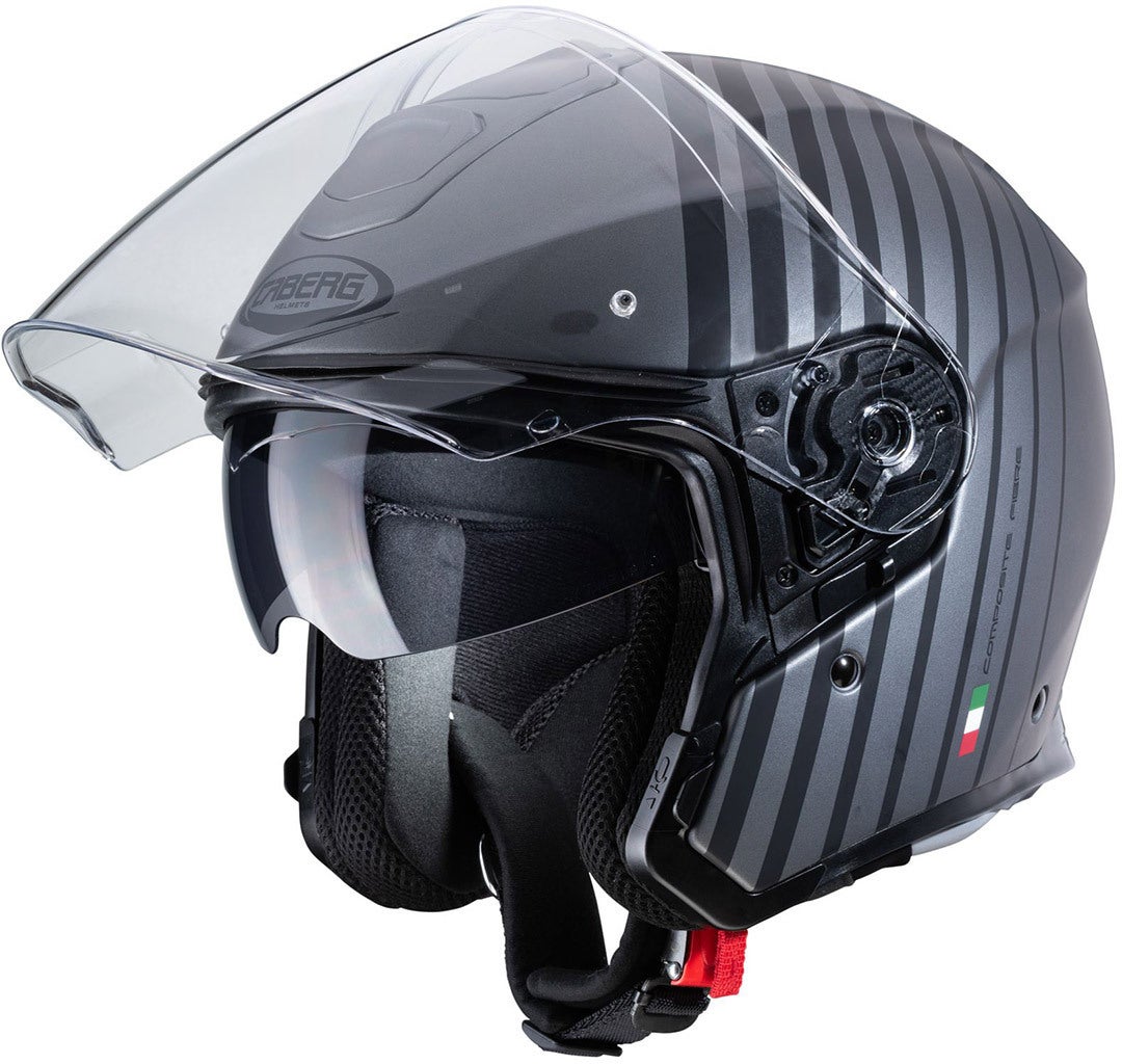 Caberg Flyon Bakari Jethelm anthrazit/schwarz XL (61/62) Abbildung 3