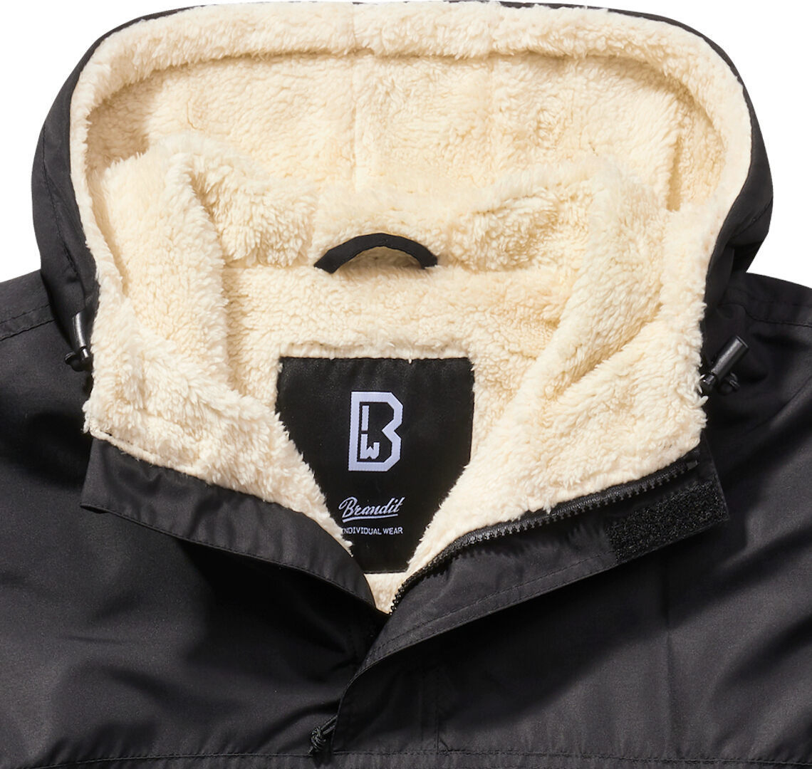 Brandit Windbreaker Sherpa Bunda černá L Obrázek 3