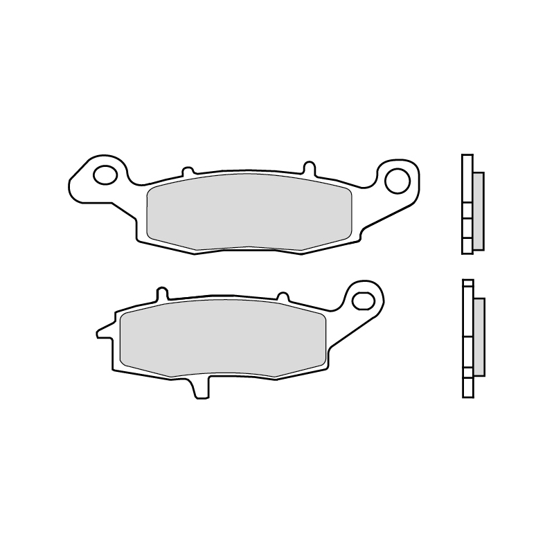 Brembo S.p.A. Sintrade bromsbelägg i metall/sportbromsbelägg - 07KA18SR Figur 3