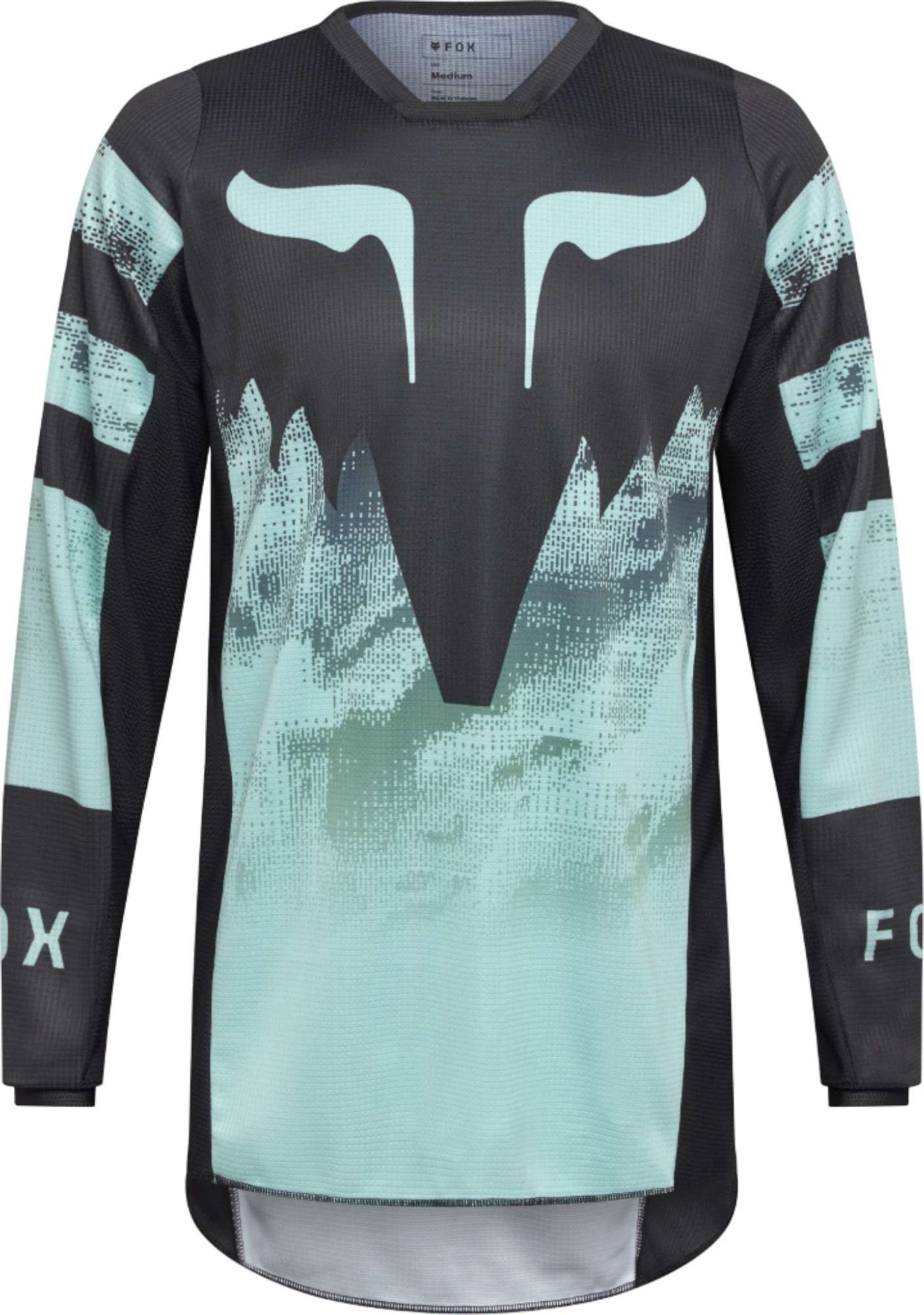 FOX 180 Kairos Motocross Jersey dunkelblau/hellblau L Abbildung 1