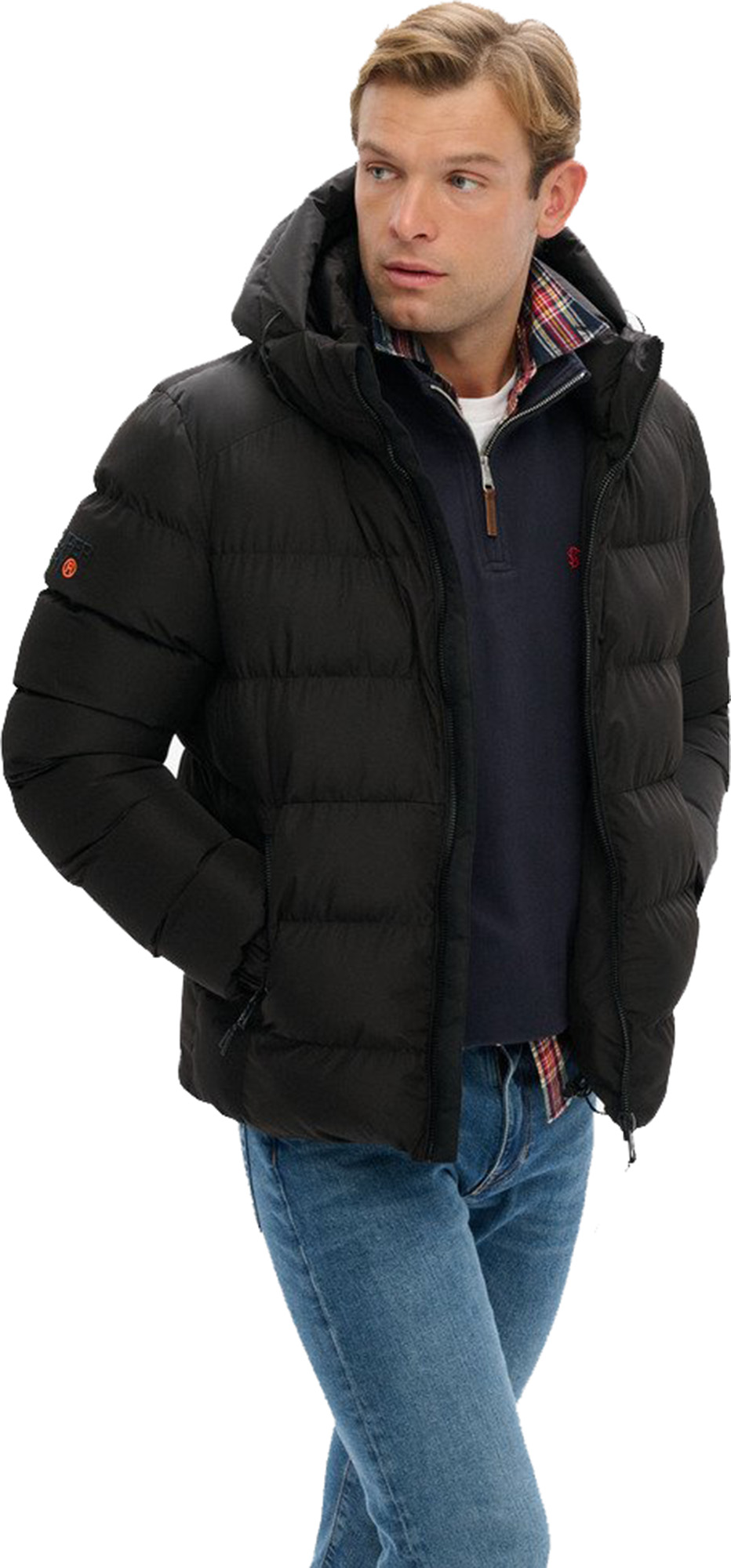 Superdry & Co Sport pufferjakke Sort L Figur 2