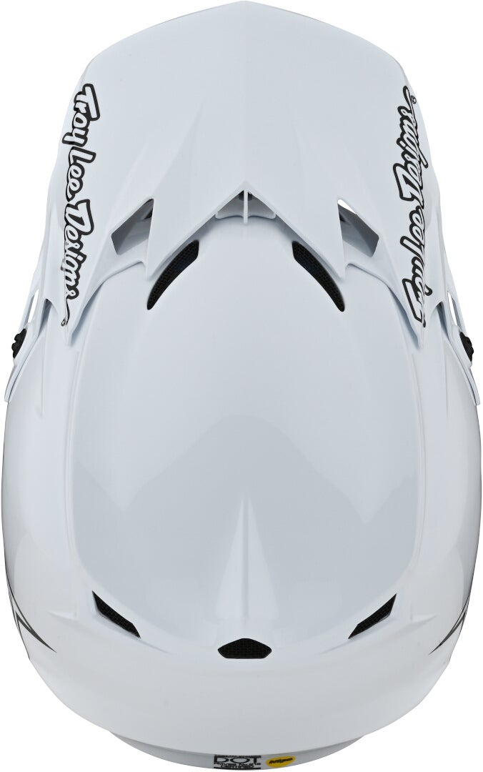 Troy Lee Designs SE4 PA Mono Motorcross Helm Wit L Figuur 2