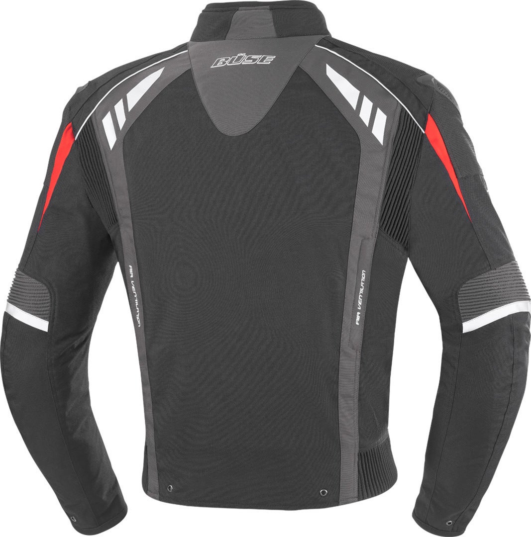 Büse B.Racing Pro Motorcycle Textile Jacket black/red XXL Figure 2