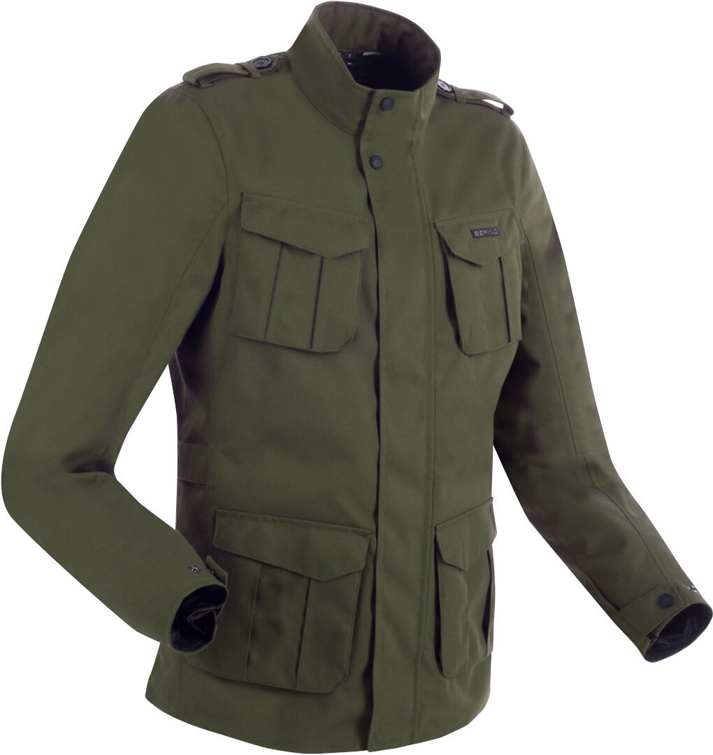 Bering Norris Evo waterproof Motorcycle Textile Jacket Khaki XXL Figure 1