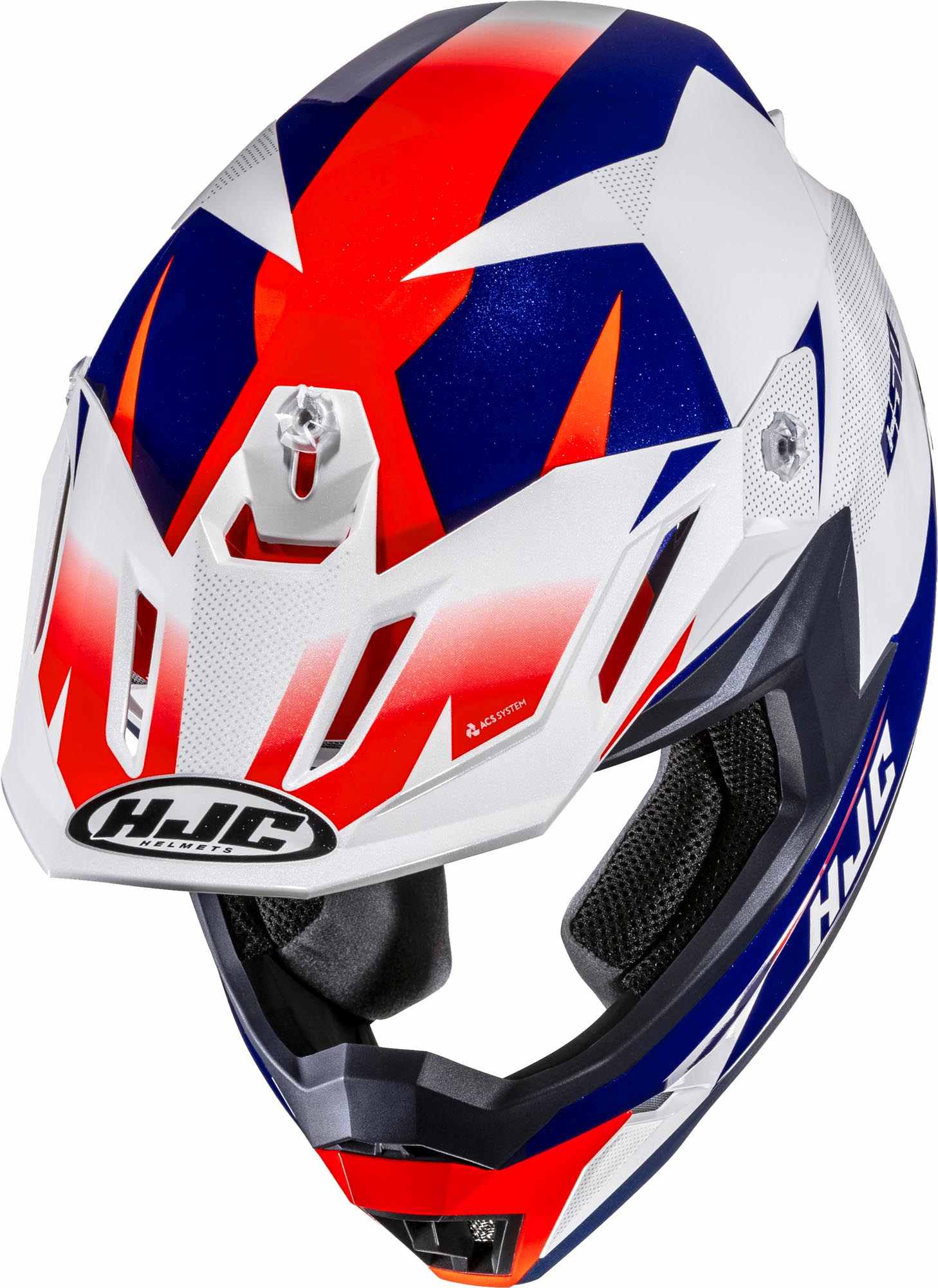 HJC C50 Slide Motokrosová přilba bílá/modrá/červená XL (61/62) Obrázek 2