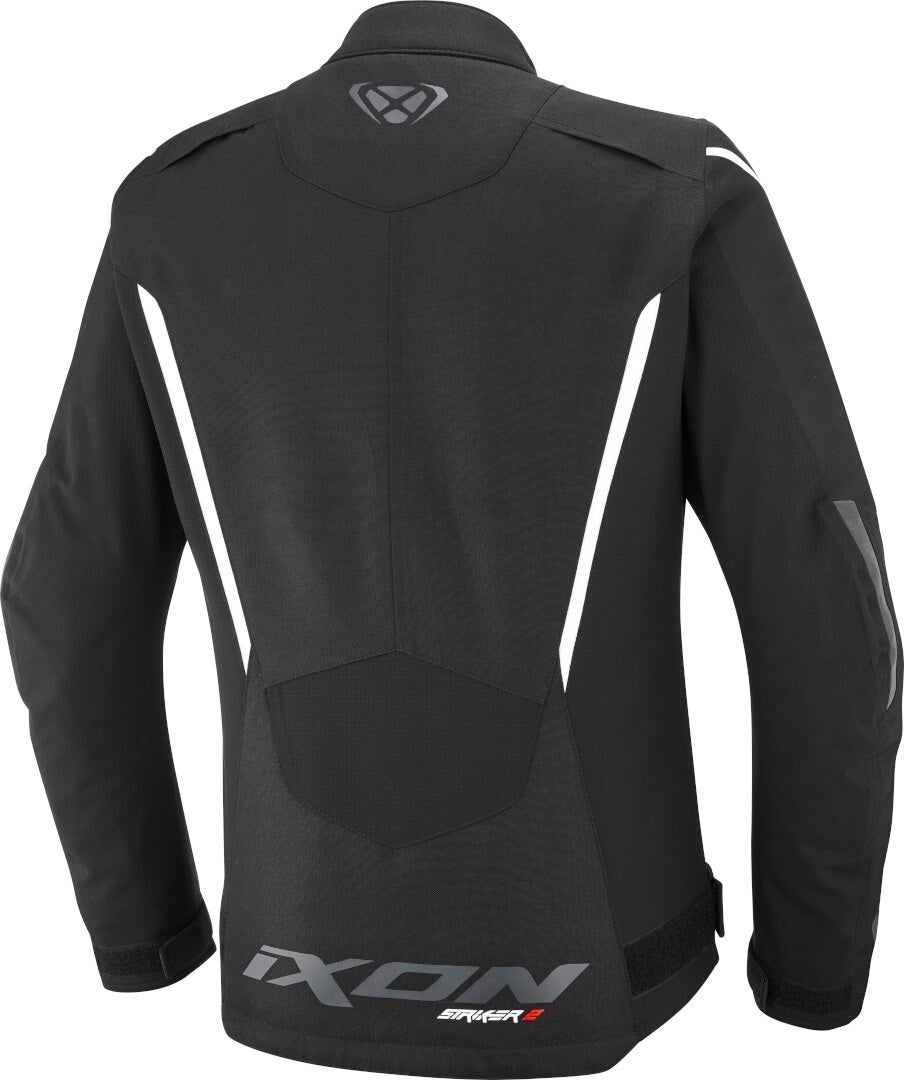 Ixon Striker 2 imperméable dames moto textile veste Noir/Blanc XL Figure 2