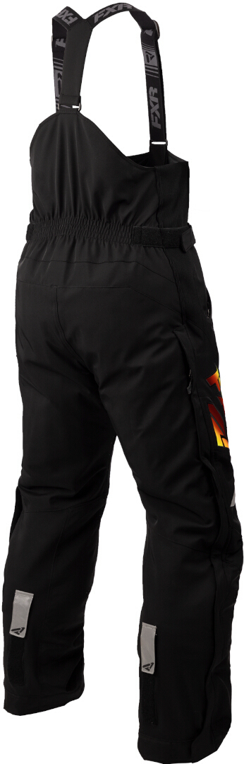 FXR Adrenaline 2023 Pantaloni de bib pentru snowmobil Negru/Portocaliu 3XL Figura 2