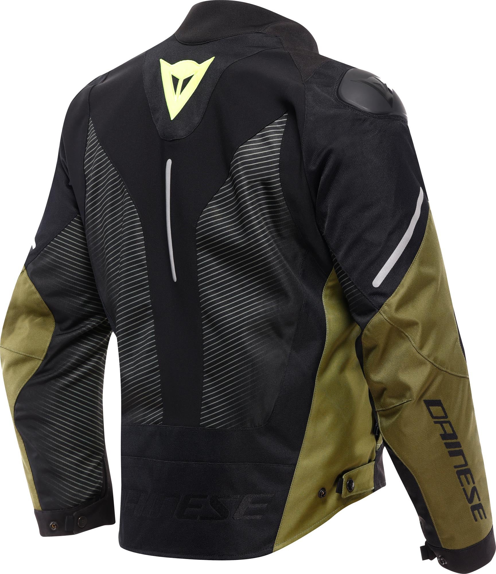 Dainese Super Sprint D-Dry Blouson de moto imperméable Noir/Jaune/Vert 46 Figure 2