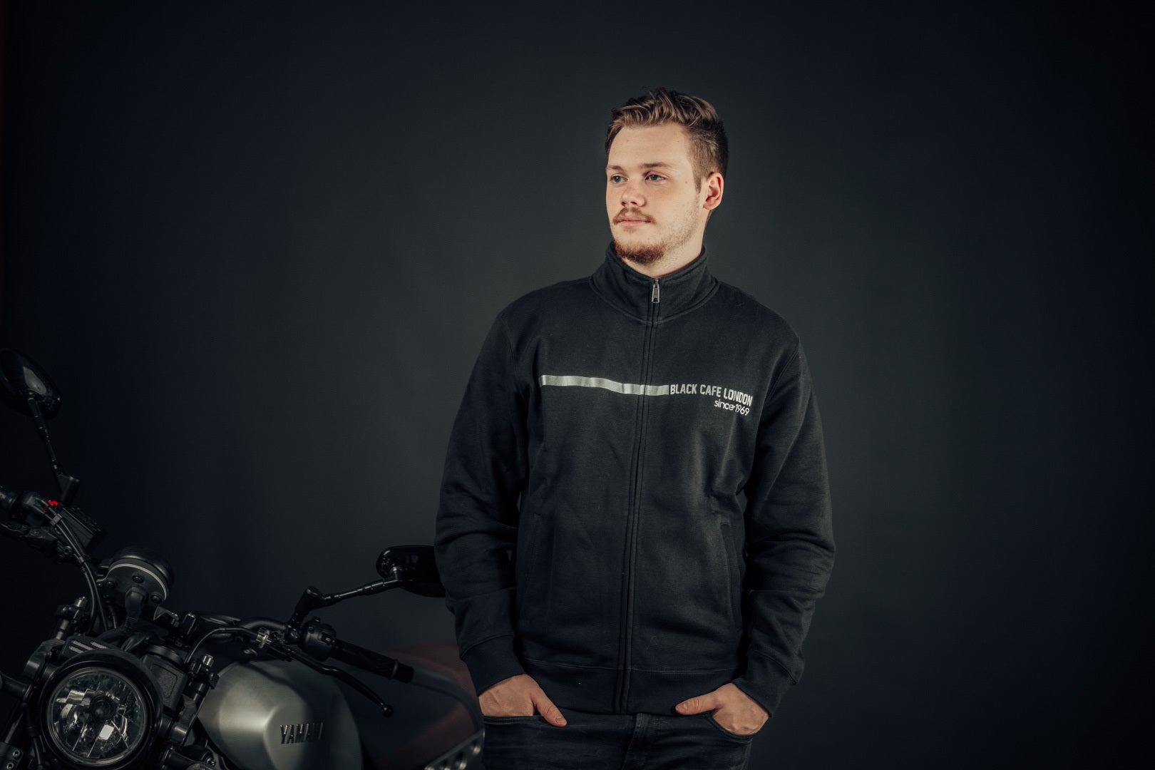 Black-Cafe London Elegance Sweat Jacket 3XL Figure 2
