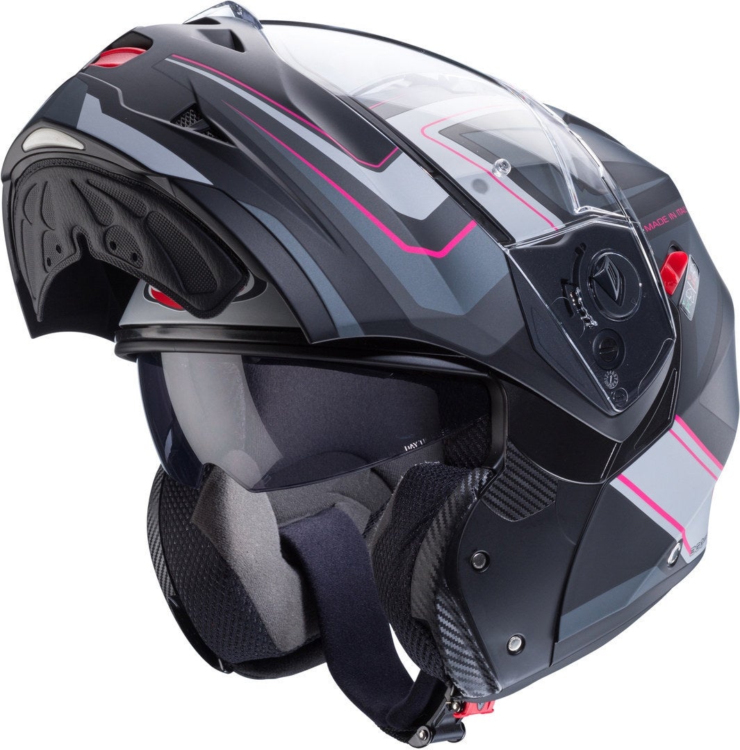 Caberg Duke X Tour Klapphelm grau/fuchsia S (55/56) Abbildung 4