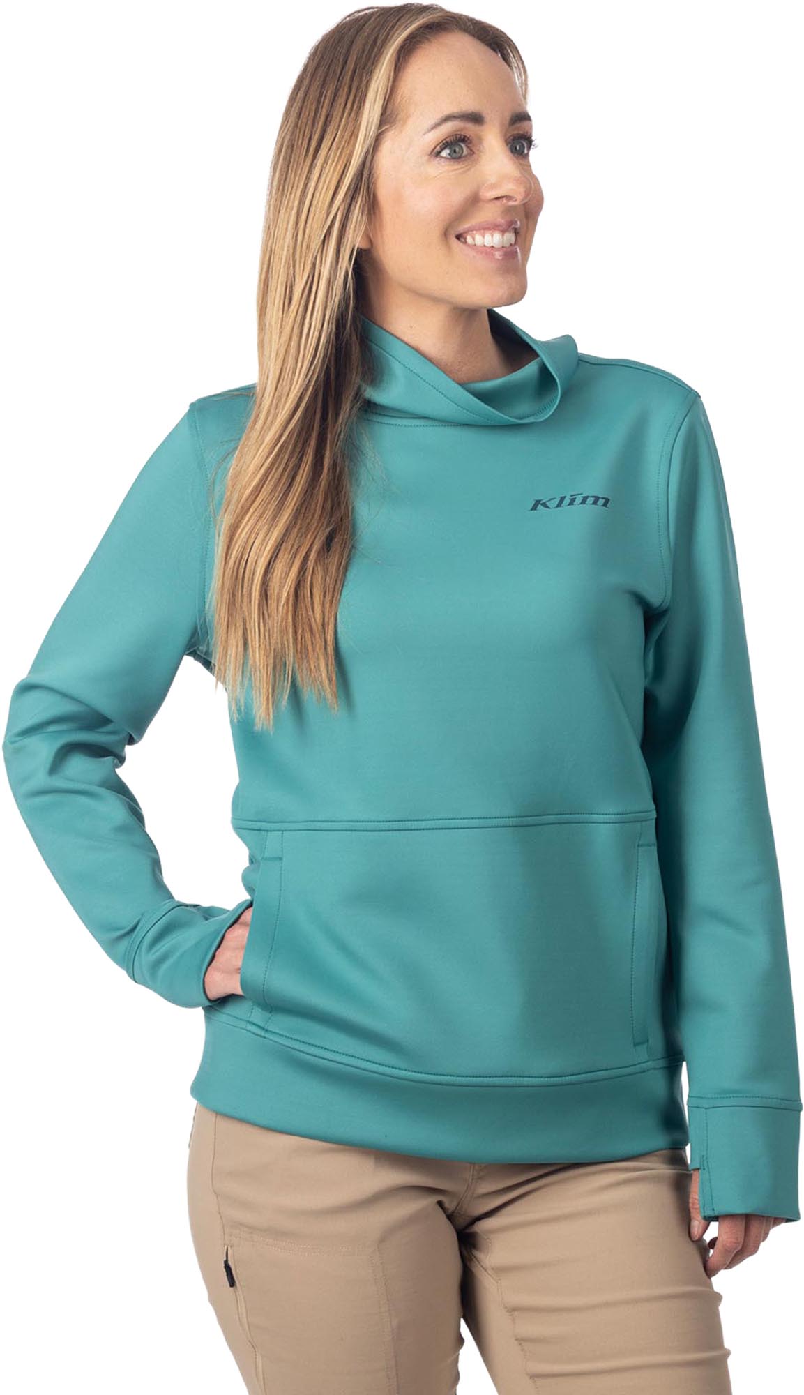 Klim Accelerate Ladies Pullover turquoise L Figure 1