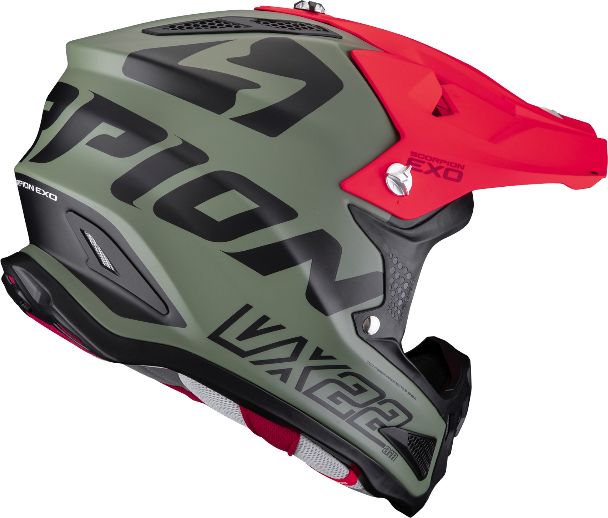Scorpion VX-22 Air Updown Cască de motocross Negru/Verde/Roșu L (59/60) Figura 3