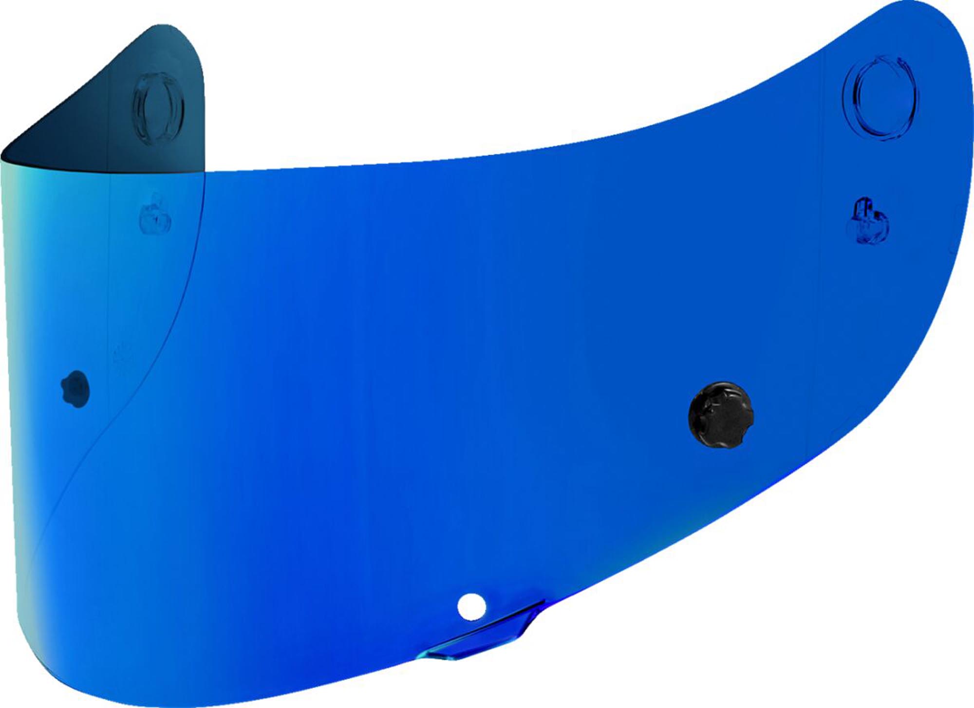 Icon Tracshield Visor blue Figure 1