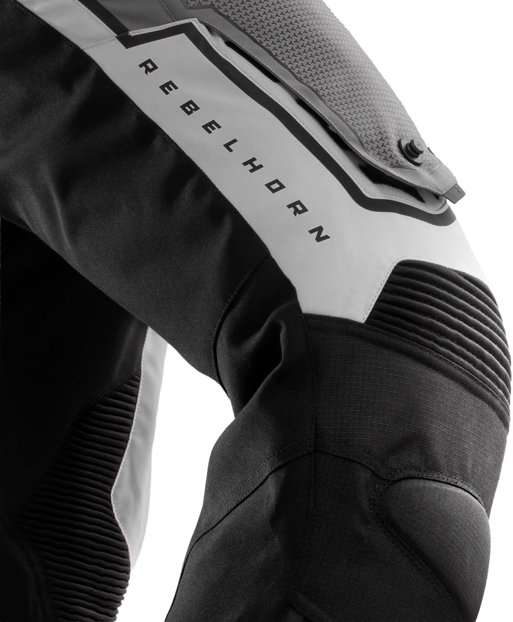 Rebelhorn Borg 2 waterproof Motorcycle Textile Pants black/grey XL Figure 3