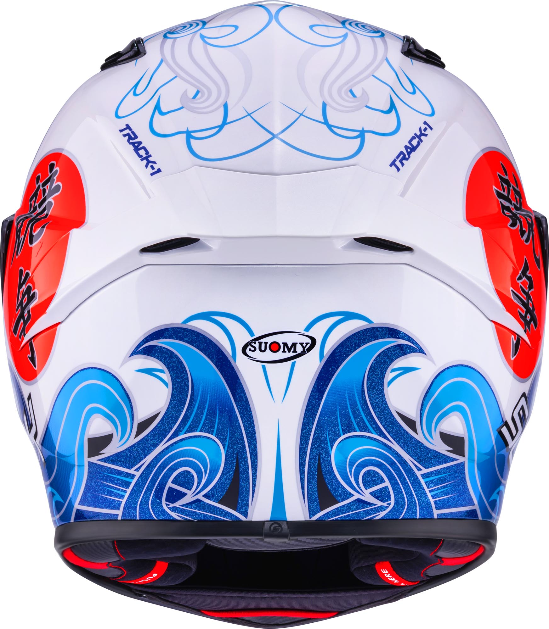 Suomy Track-1 Waves Elmetto bianco/blu M (57/58) Figura 4