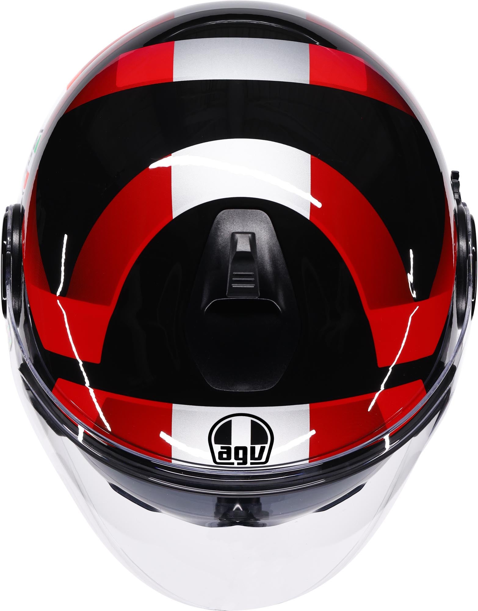 AGV Eteres Camogli Jethelm schwarz/rot/lila M (57/58) Abbildung 8