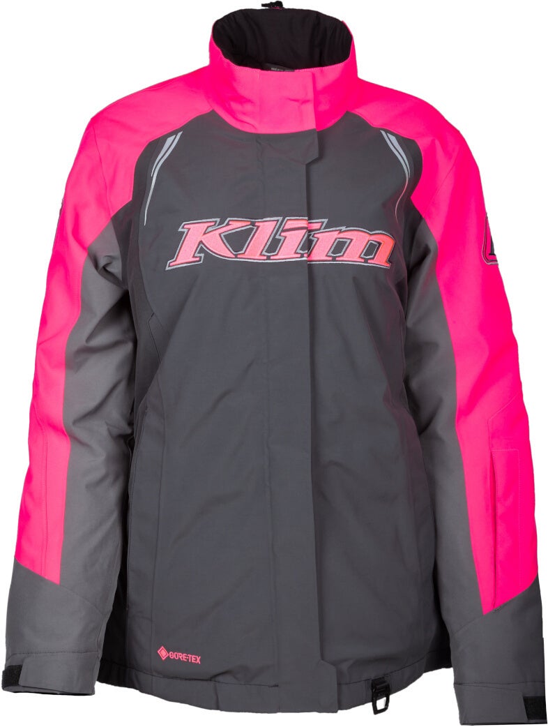 Klim Strata Snøscooterjakke til dame grå/rosa L Figur 5