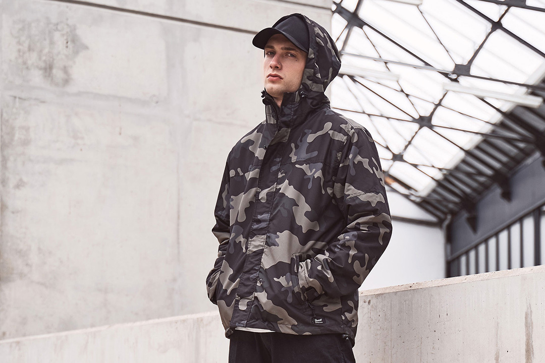 Side view of Brandit Windbreaker Frontzip Jacket