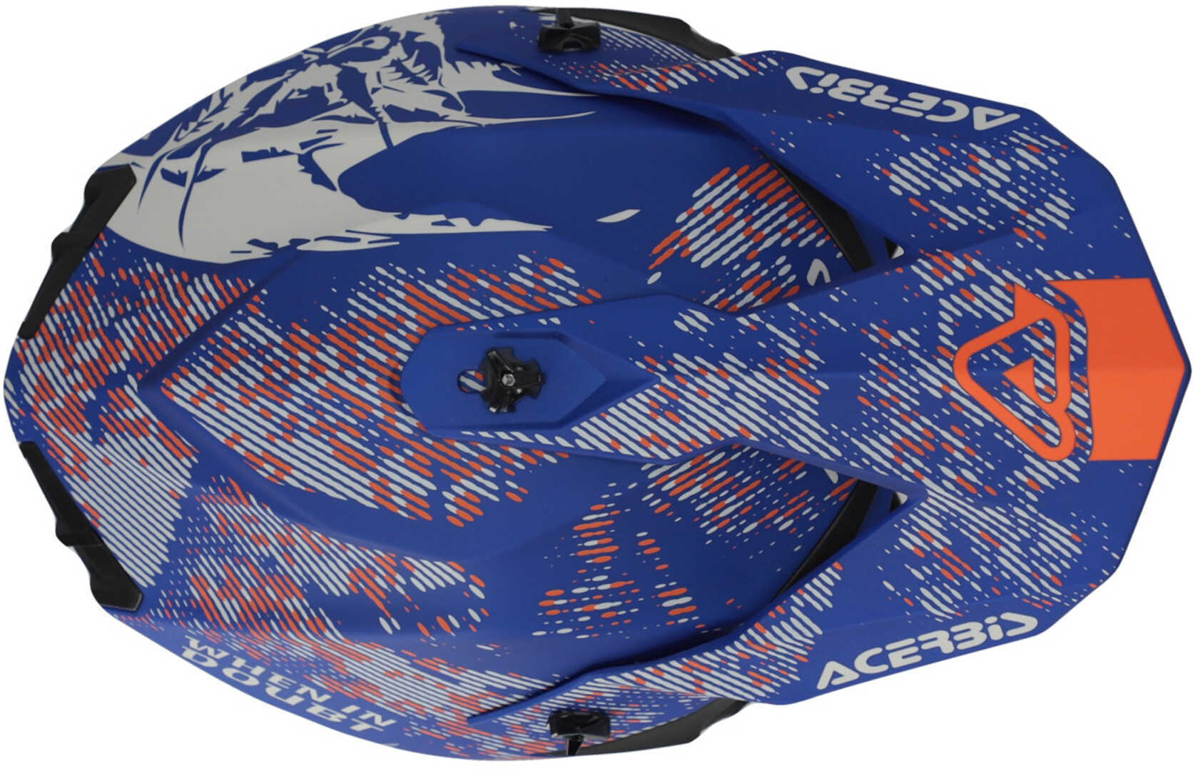 Acerbis Linear Graphic Motocross Helm blau/orange S (55/56) Abbildung 2