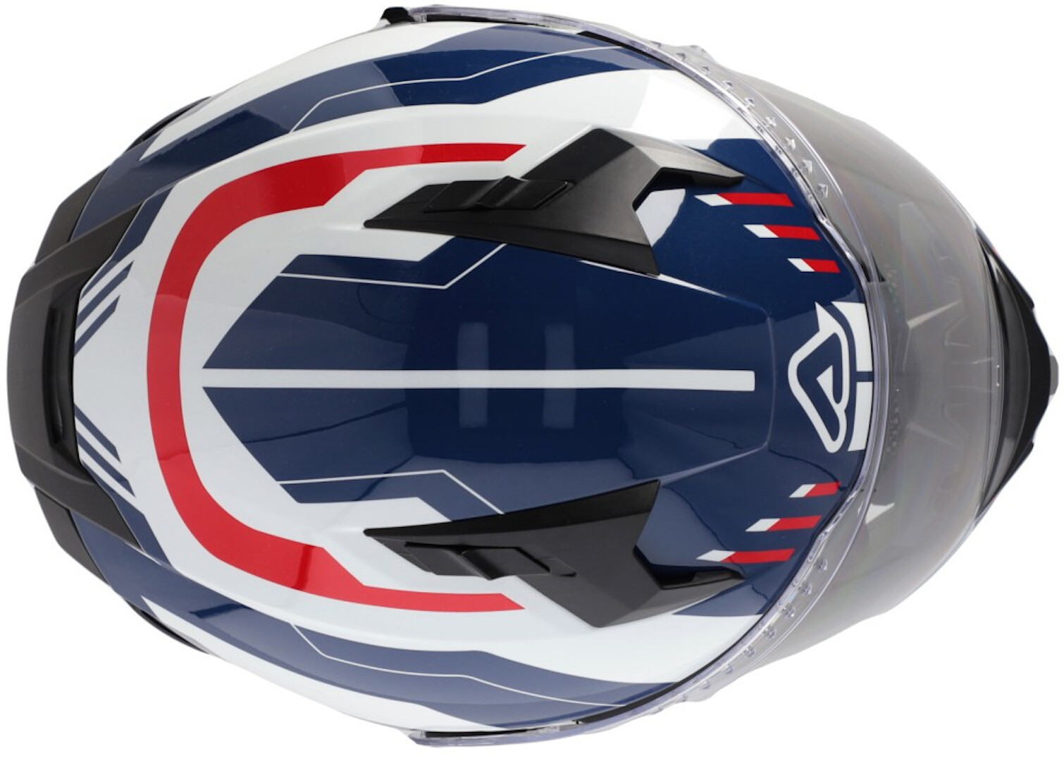 Acerbis X-Way Graphic Casco bianco/blu/rosso M (57/58) Figura 2
