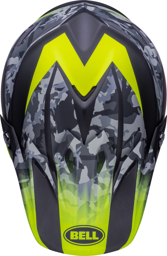 Bell Moto-9 MIPS Venom Motocross hjälm svart/gul S Figur 9
