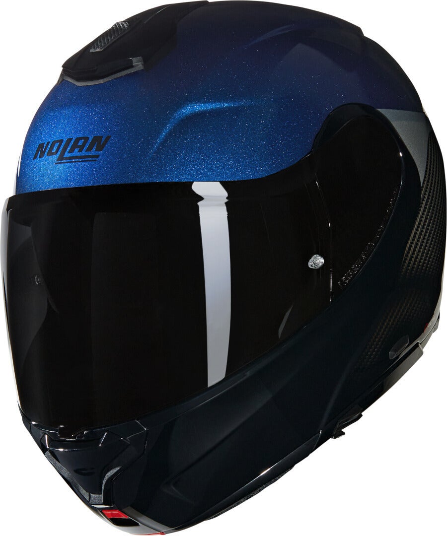 Nolan X-1005 Ultra Carbon Verniciatura Speciale N-Com Přilba modrá/černá XS (55) Obrázek 1
