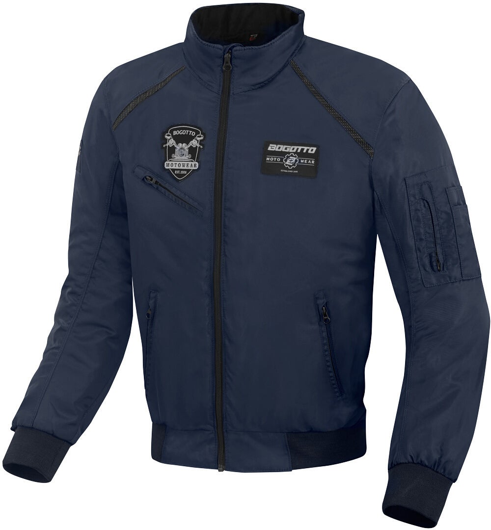 Bogotto Boston Motorcycle Textile Jacket dark blue L Figure 1