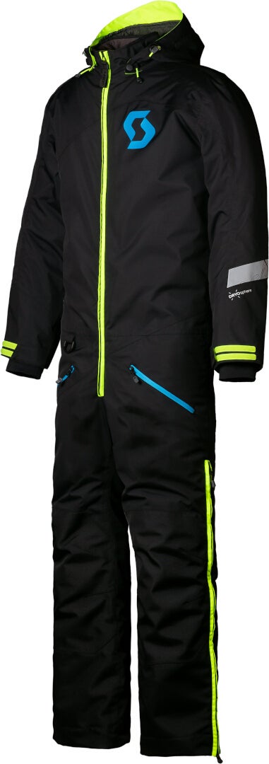 Scott DS Dryo Junior Et stykke ungdoms snescooterdragt Sort M Figur 2