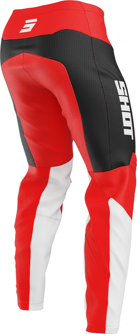 Shot Devo League Calças de motocross vermelho/branco/preto 32 Figura 3