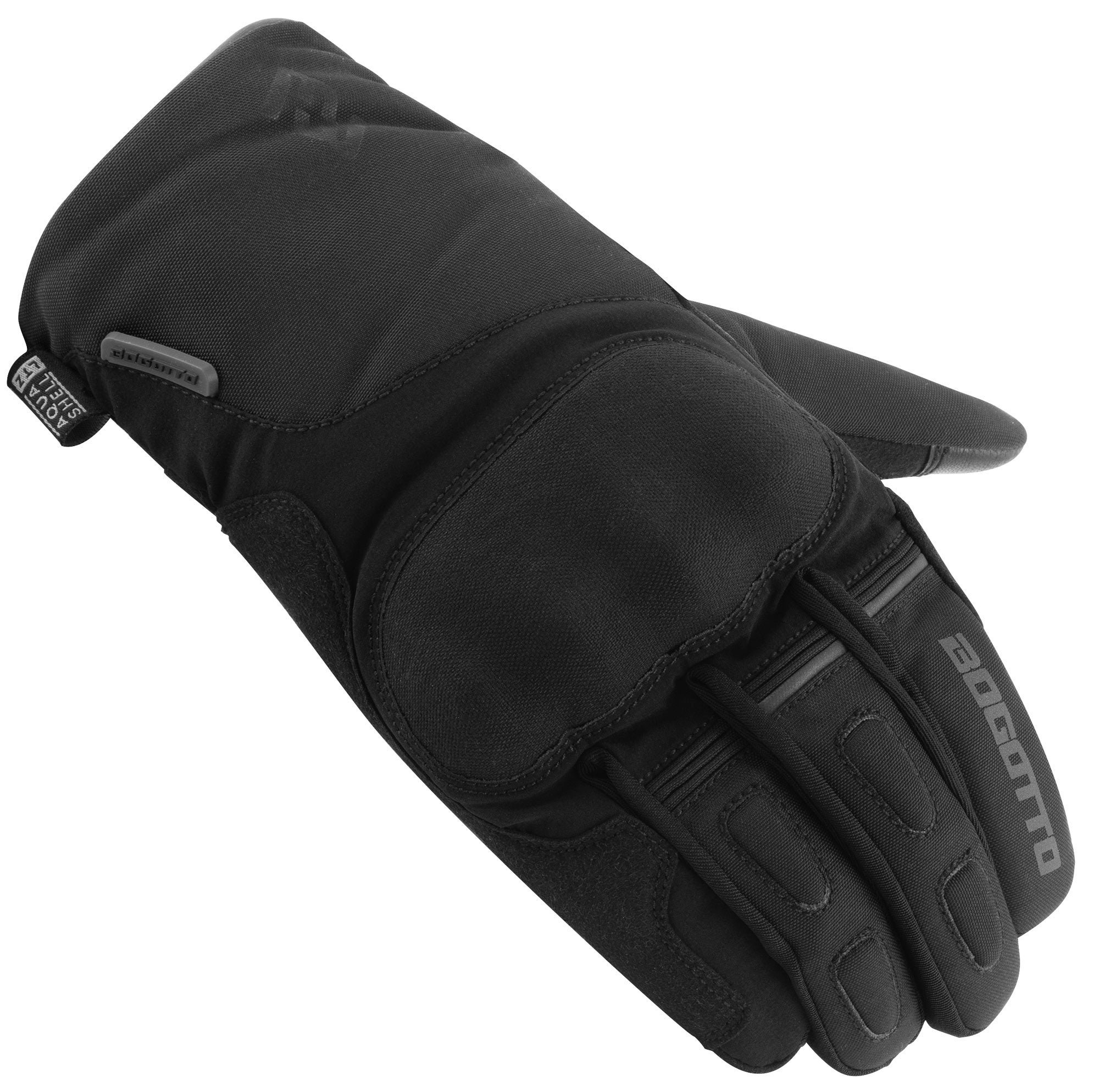 Bogotto Men's Black Rusty-Rs Waterproof Motorcycle Gloves